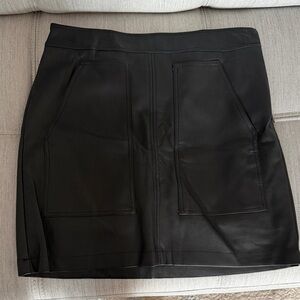 LOFT Black Mini Skirt